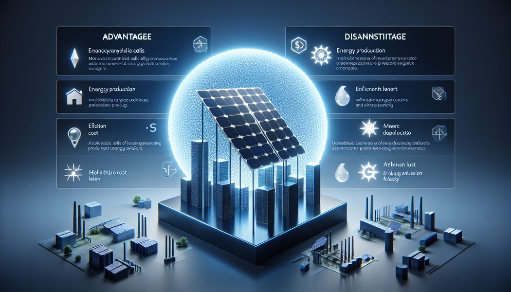 monokristalline zellen » Vorteile und Nachteile
